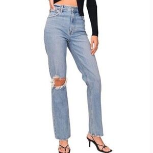 Abercrombie & Fitch 90s Straight Ultra High Rise Jean